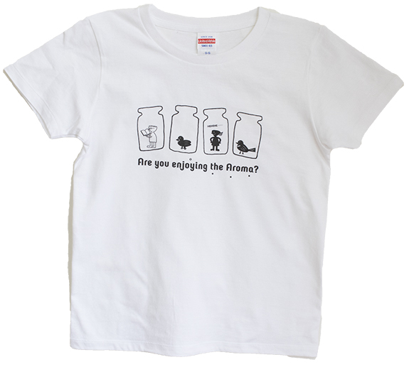 Are you enjoying the Aroma?　Tシャツ　画像 